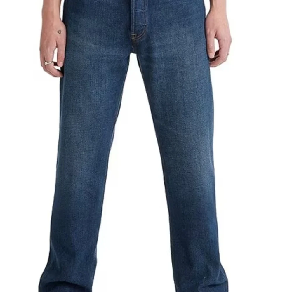 LEVI'S 501 Men's Straight Fit Denim Jeans - Deep Blue